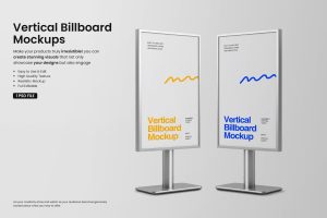 Vertical Billboard Mockup