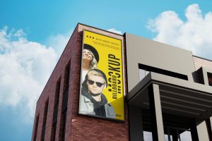 Vertical Billboard Mockup