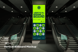 Vertical Billboard Mockup