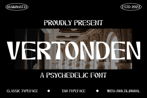 Vertonden – Psychedelic Font