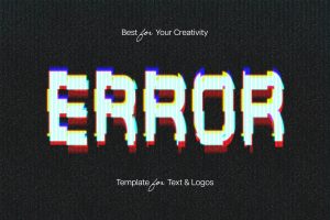 VHS Text Effect