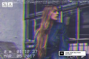 VHS VCR Glitch Effect
