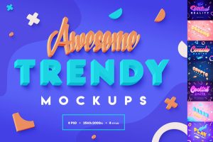 Vibrant 3D Text Effects