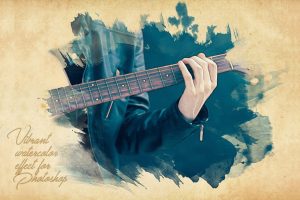 Vibrant Watercolor Effect – Photoshop Action