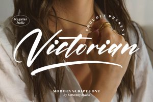 Victorian Modern Script Font