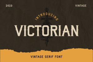 Victorian Vintage Serif Font