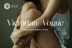 Victorian Vogue Elegant Display Serif Font Family
