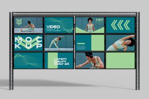 Video Wall Mockup
