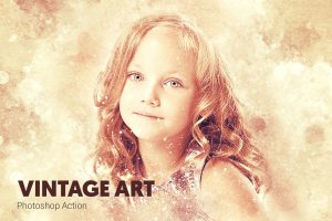 Vintage Art Photoshop Action