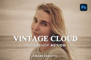 Vintage Cloud Photoshop Action