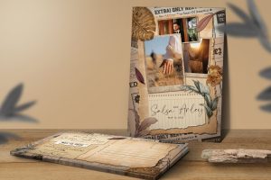 Vintage Collage Invitation