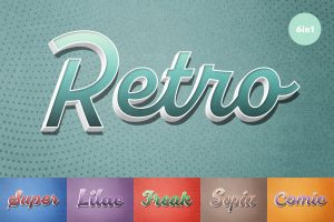Vintage Comic Text Effects