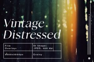 Vintage Distressed Film Overlays