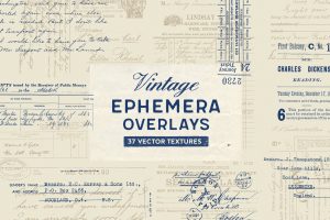 Vintage Ephemera Overlays