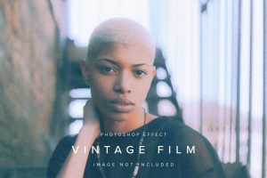 Vintage Film PSD Photo Effect