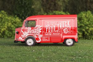 Vintage Food Truck Mockup