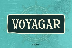 Vintage Maritime Font – Voyagar