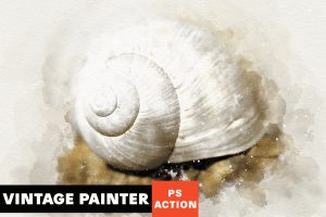 Vintage Painter Photoshop Action