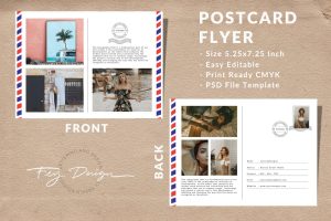 Vintage Postcard Template