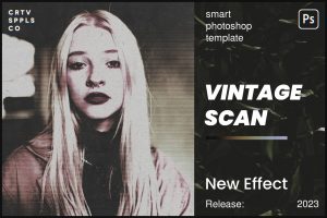 Vintage Scan Template