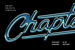 Vintage Steel Chrome Effect