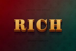 Vintage Text Effect