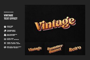 Vintage Text Effect