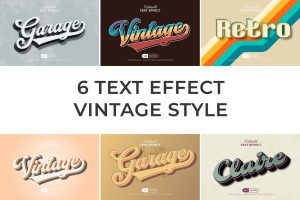 Vintage Text Effect Style