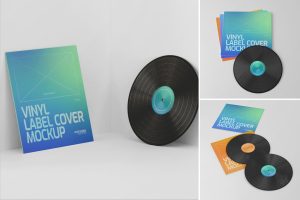 Vinyl Cover Mockup