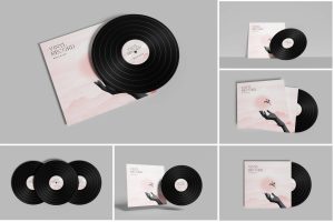Vinyl Record Mockup