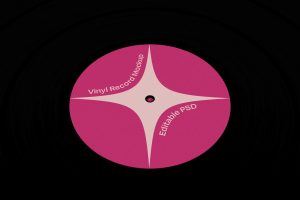 Vinyl Record Mockup