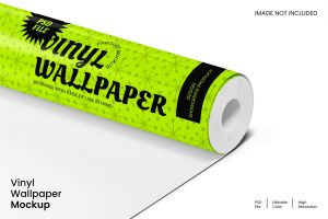 Vinyl Wallpaper Mockup