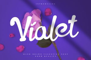 Violet – Bold Valentine Font