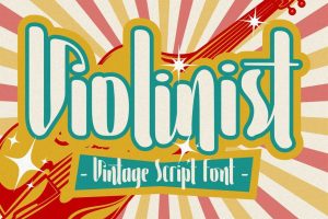 Violinist – Vintage Script Font