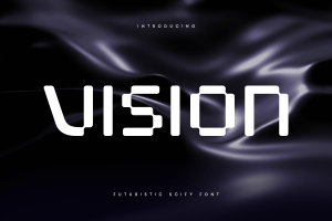 Vision – Futuristic Scifi Font
