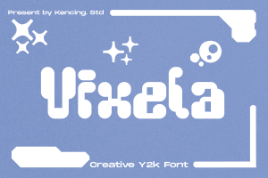 Vixela – Modern Sans Pixel Font
