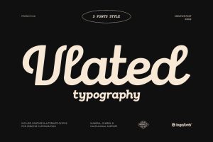 Vlated – Vintage Font