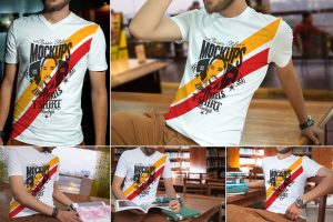 V-Neck T-Shirt Mockups
