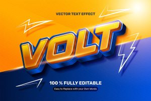 Volt Text Effect