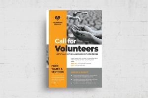 Volunteers Flyer Poster Template
