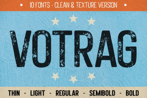 Votrag – Modern Font