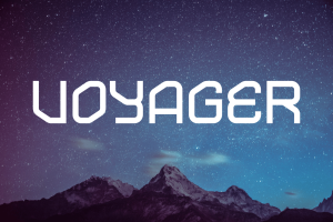 Voyager – Futuristic Space Font