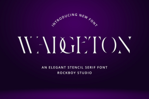 Wadgeton – Logo Font