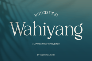 Wahiyang Display Serif Font