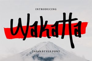 Wakatta | Japan Style Font