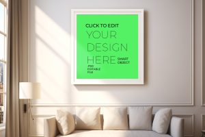 Wall Art Frame Mockup