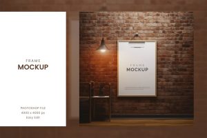 Wall Frame Mockup