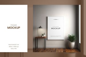 Wall Frame Mockup