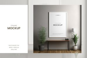Wall Frame Mockup