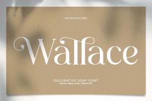 Wallace – Decorative Serif Font